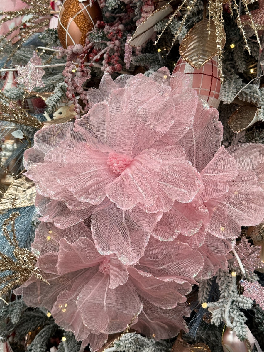 Sheet Flower Stem Pink 22"